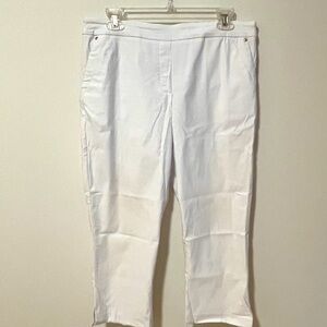 Tribal White Cropped Summer Pants Women’s 12
